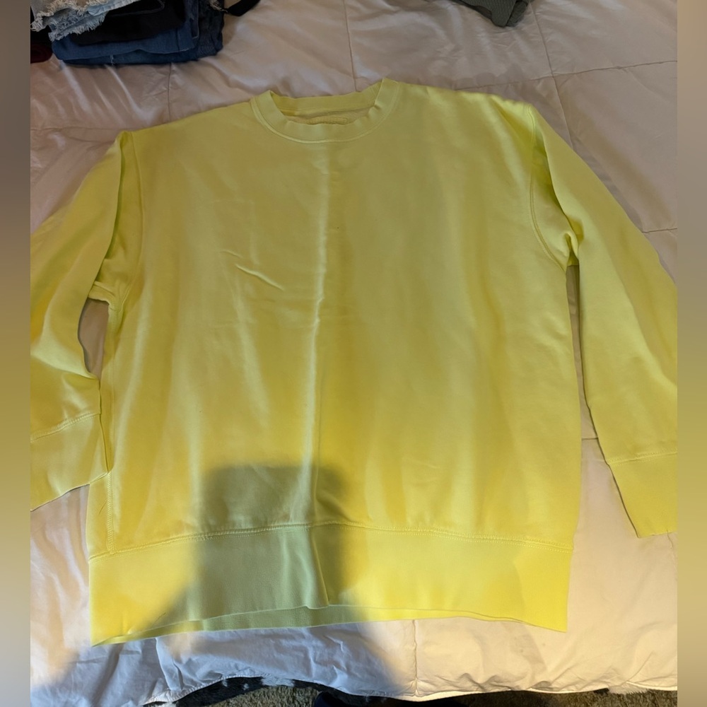 Bright Yellow Sweatshirt